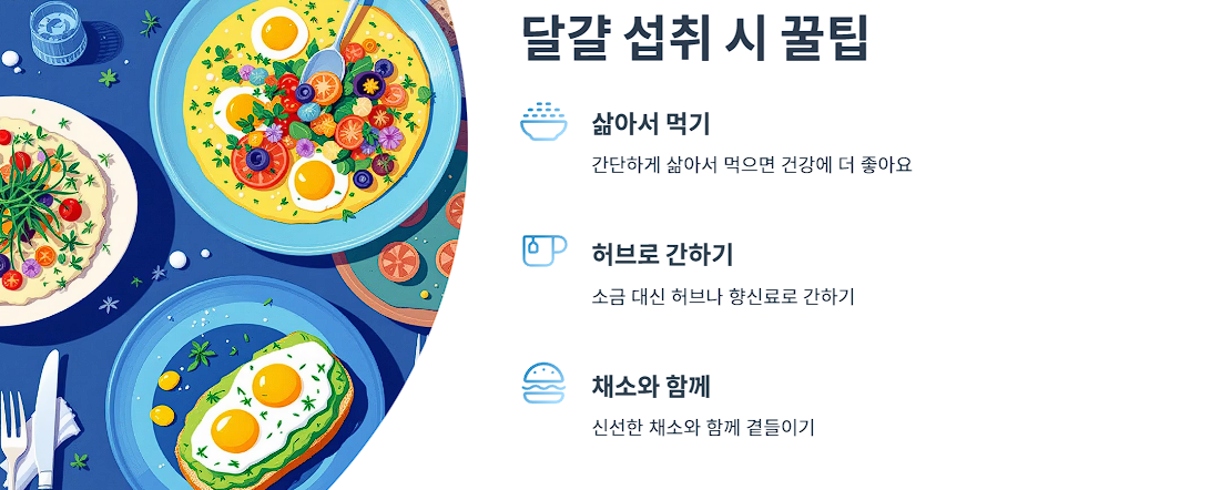 달걀 섭취 시 꿀팁