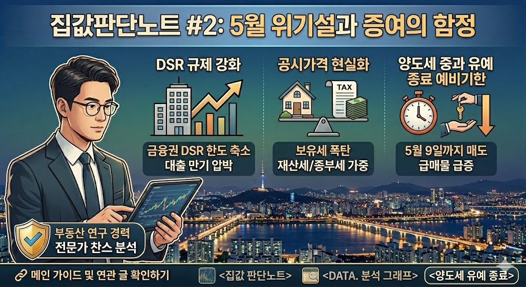 부동산 전문가 찬스레터가 분석한 2026년 5월 집값 위기설의 진실