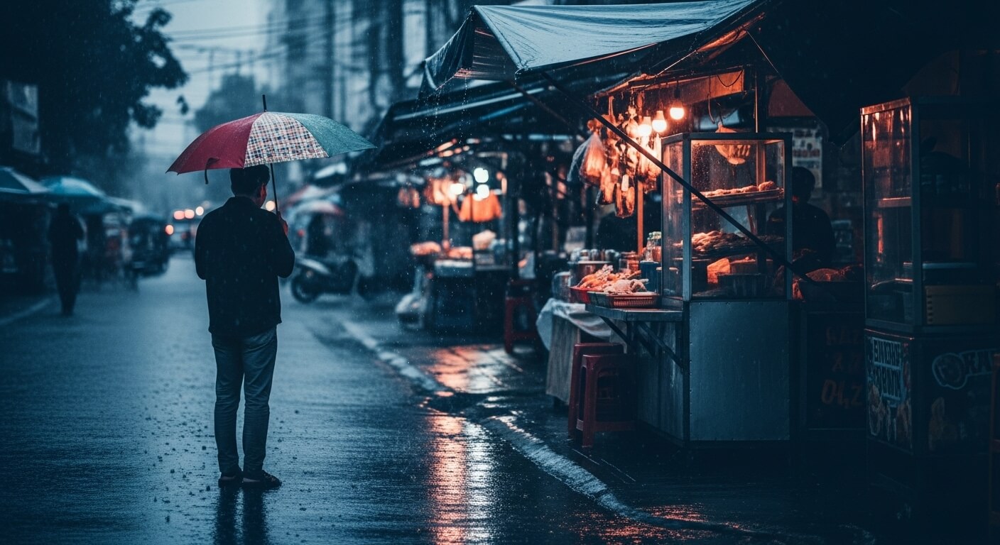 필리핀 우기 거리