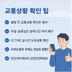 교통상황 조회 전 꼭 알아야 할 사항