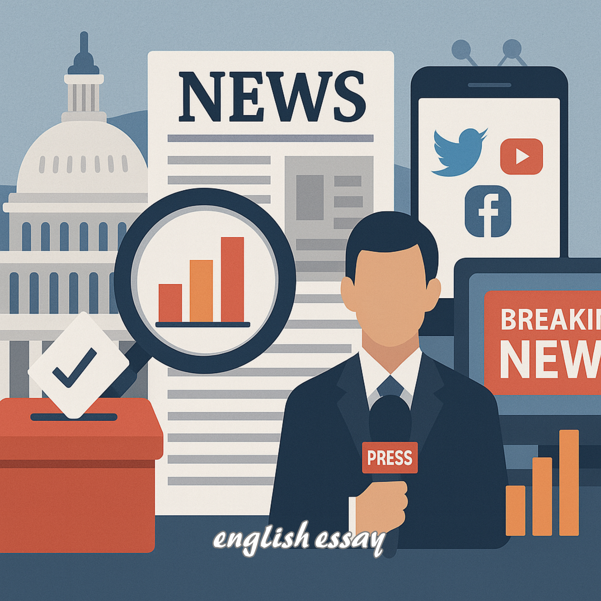 How to Write an English Essay on the Role of Media in Democracy민주주의에서 미디어의 역할에 관한 영어 에세이를 쓰는 방법