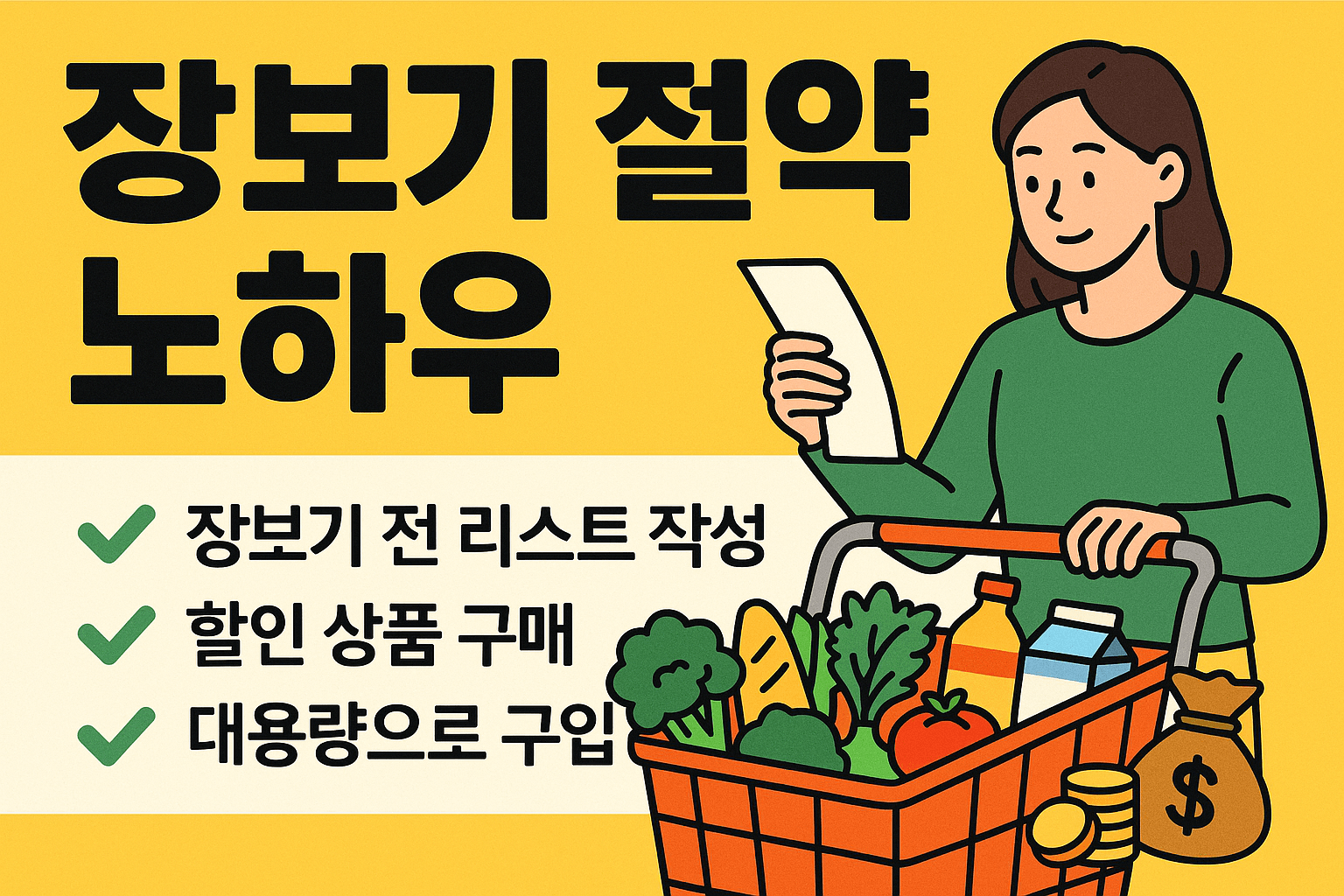 장보기 절약 노하우