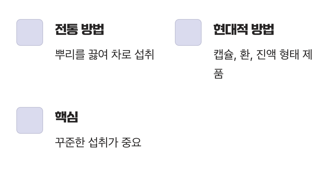 어떻게 먹는 것이 좋을까?