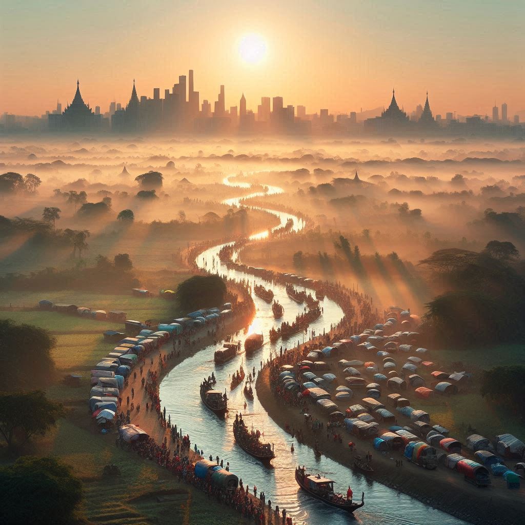 미얀마 내전 장기화와 난민 위기