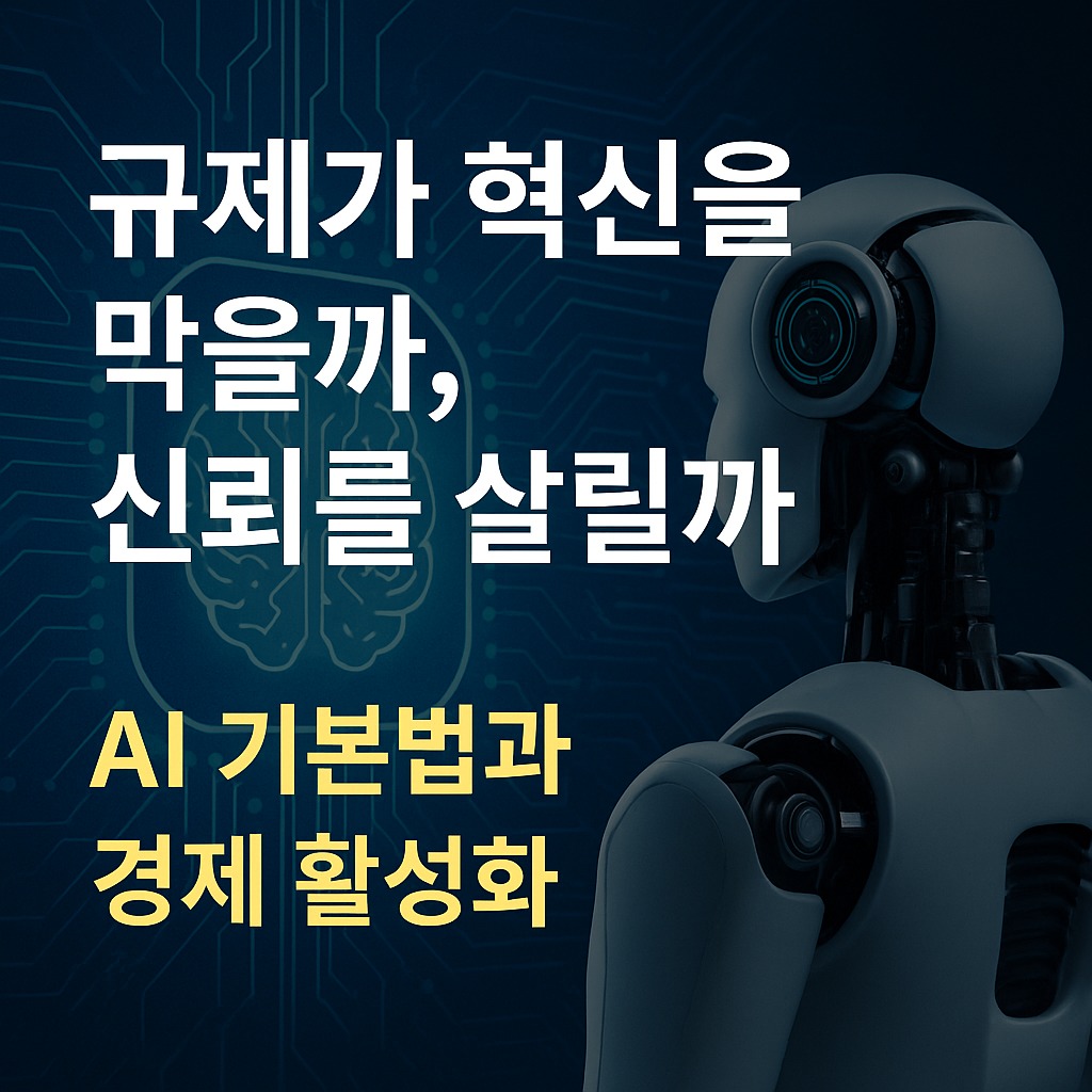규제가 혁신을 막을까, 신뢰를 살릴까 — AI 기본법과 경제 활성화 관련된 사진