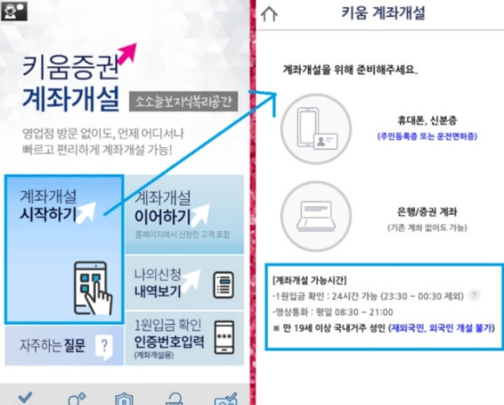키움증권-비대면-계좌개설-방법