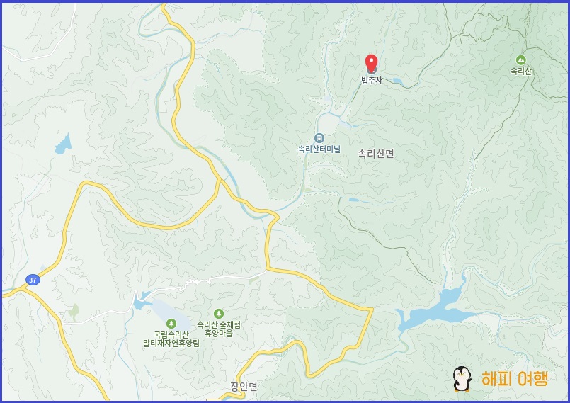 보은 법주사 위치