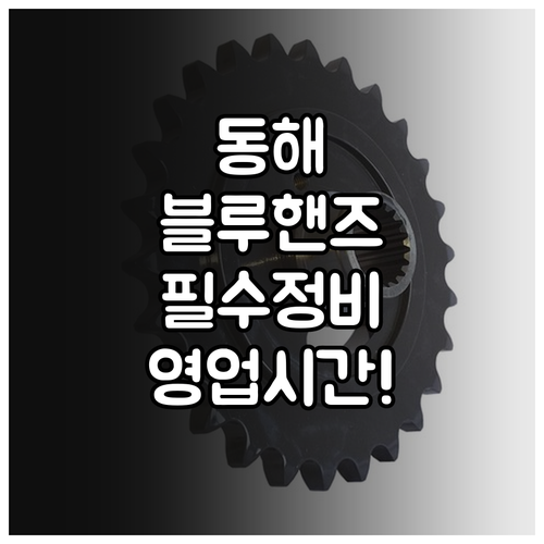 동해시 블루핸즈 영업시간과 지점별 주..