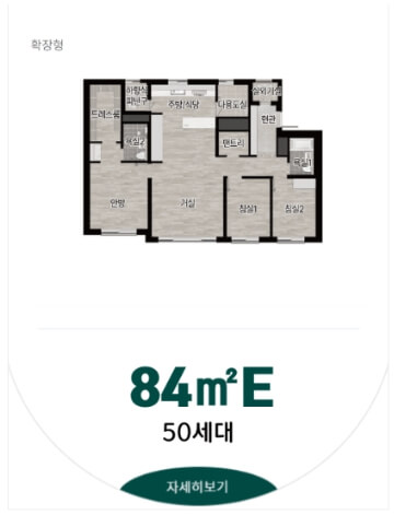 계양롯데캐슬파크시티 평면도