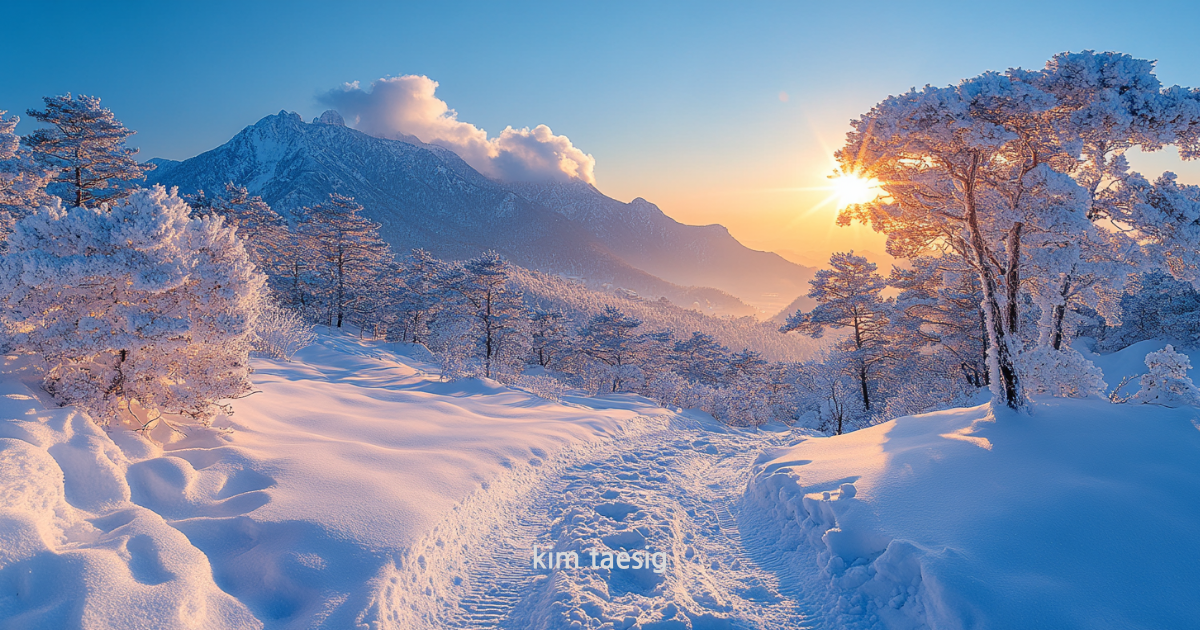 관악산의 사계절