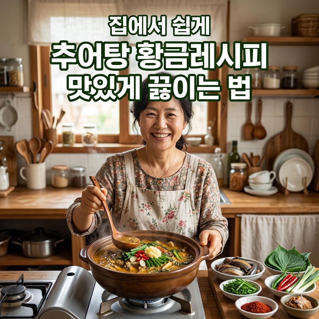 추어탕 맛있게 끓이는 법 황금레시피 (집에서 쉽게)