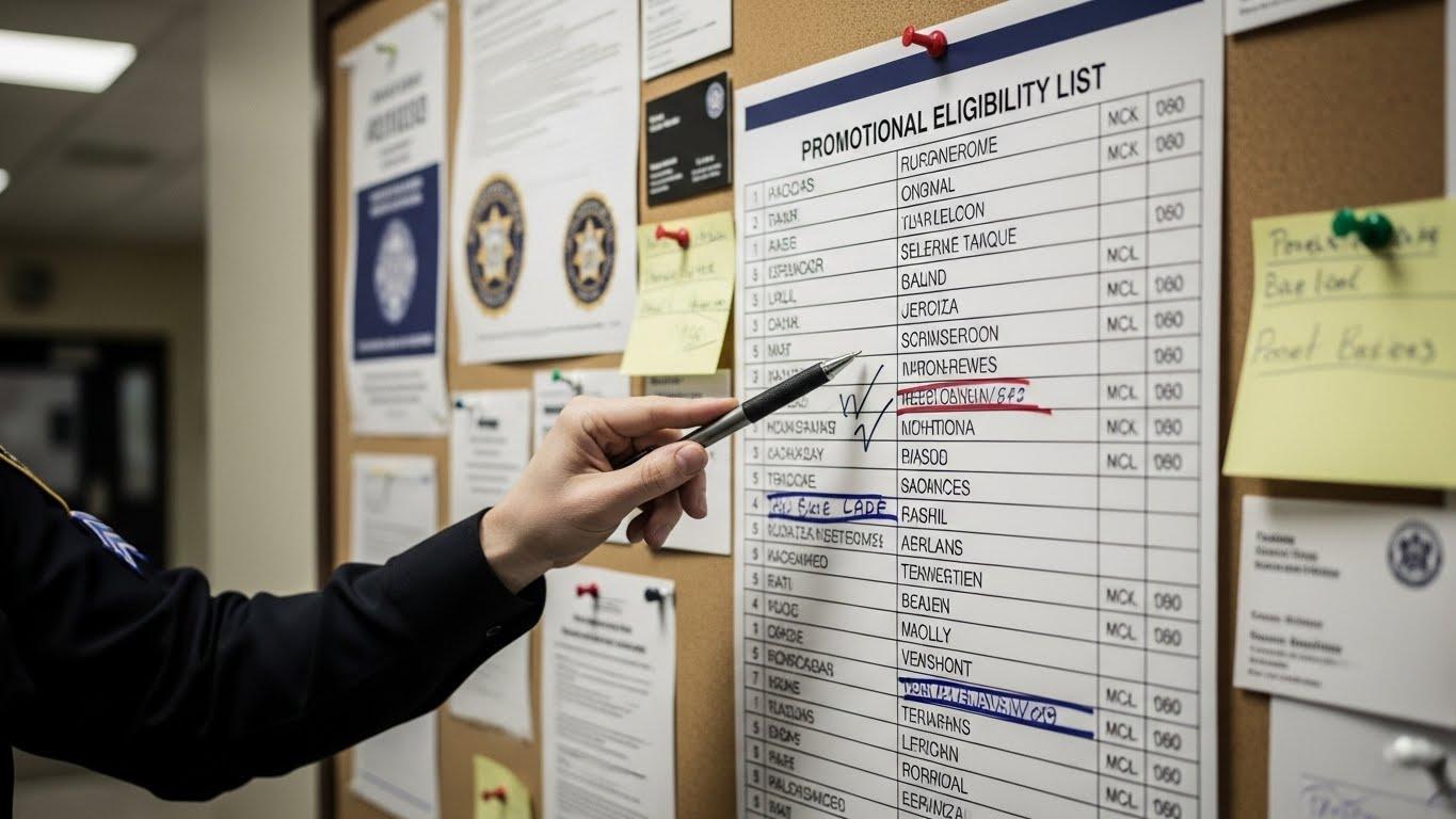 경찰 승진 명단