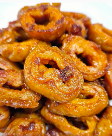 막창이 노릇노릇 구워졌다