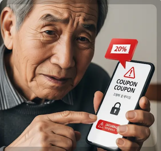 민생회복소비쿠폰 스미싱 대처법