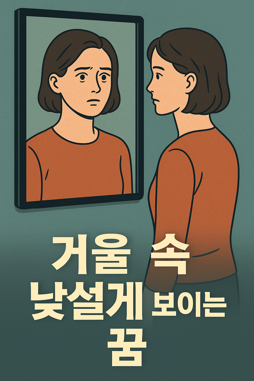 거울 속 자신이 낯설게 보이는 꿈
