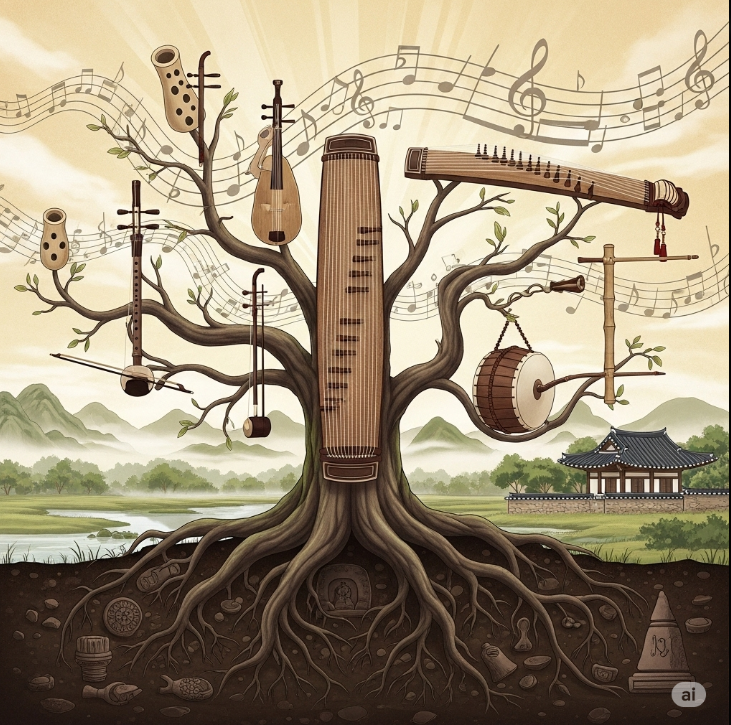 한국 전통음악 관련 그림
