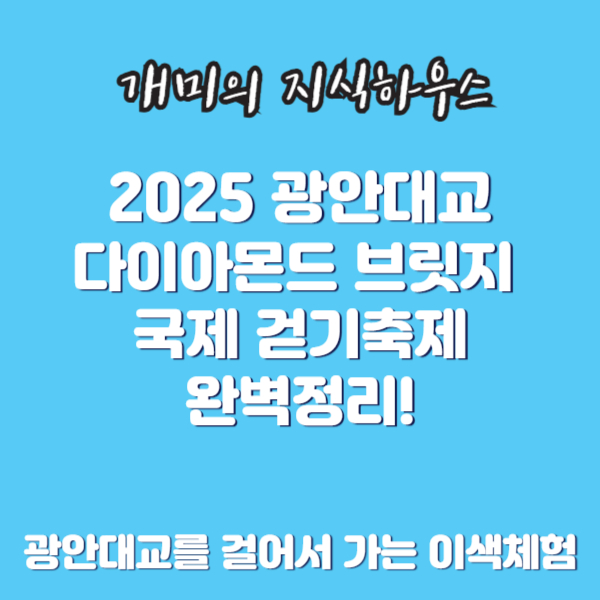 2025광안대교 다이아몬드 브릿지 국제걷기축제