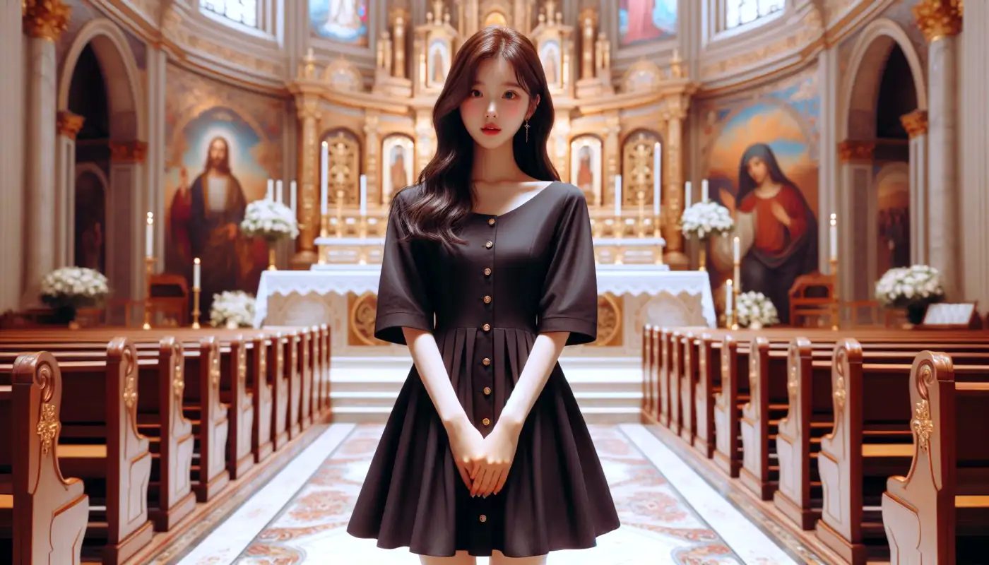 추도예배-뜻과-의미를-알아보고-예배드리는-여성의-모습