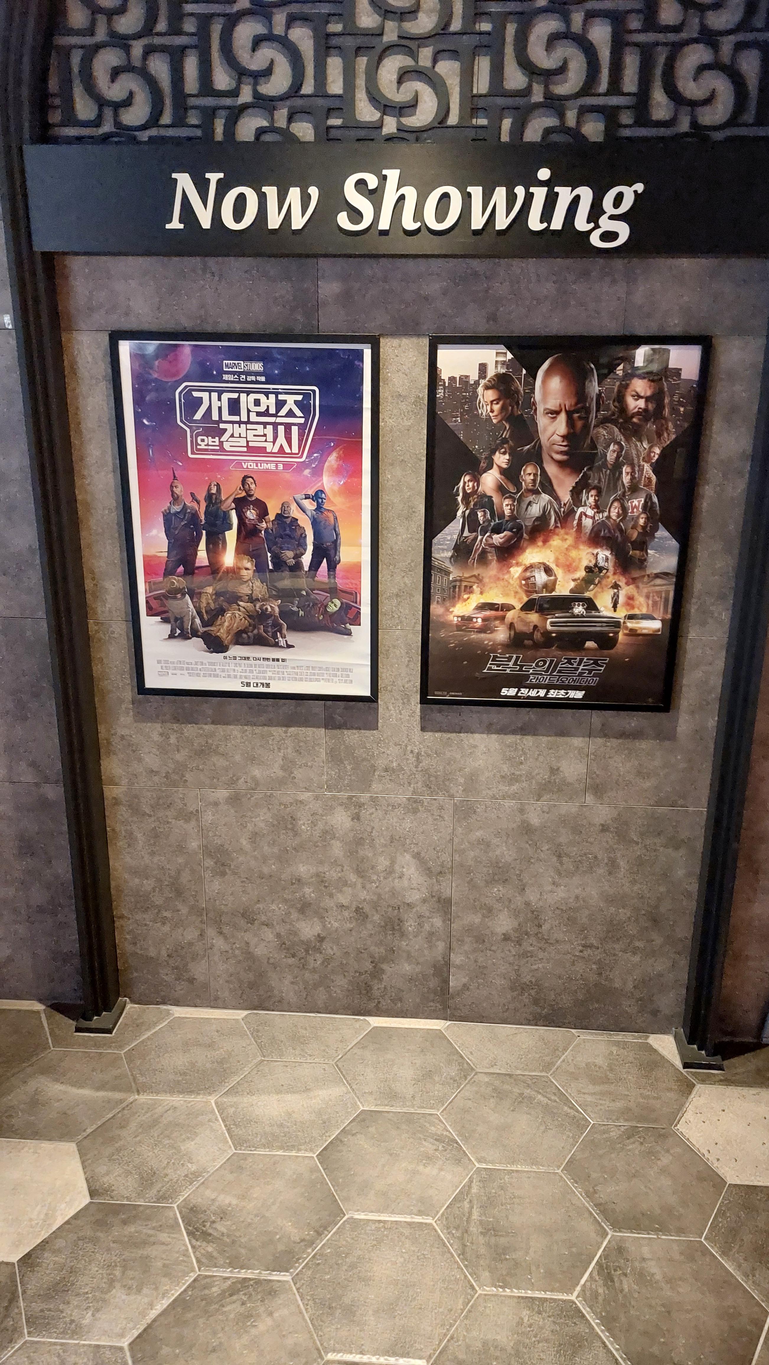 관저동 롯데시네마 상영중인 영화 종류