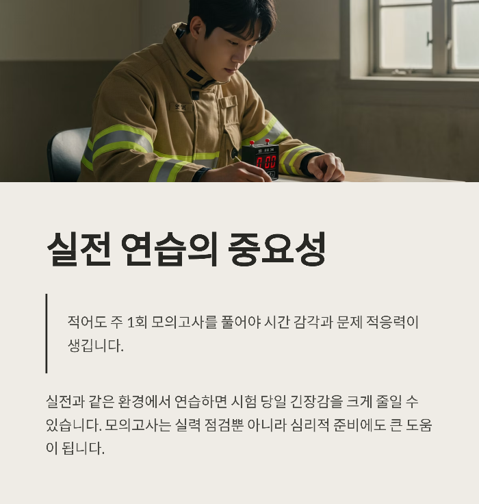 소방공무원 필기시험