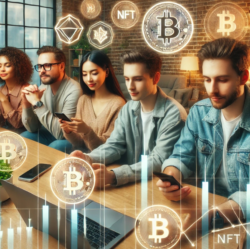 20~30세대가 코인을 하고 있다.