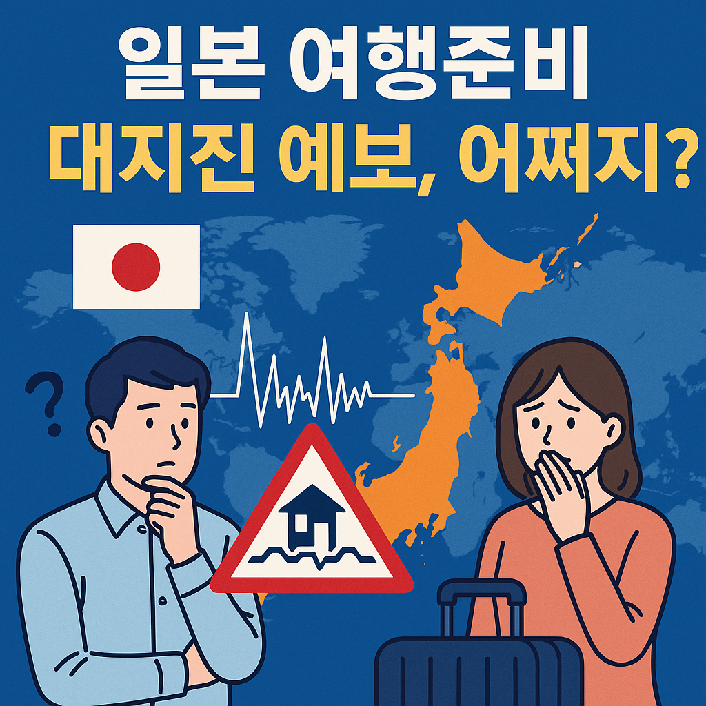 일본 여행 취소, 대지진 예고