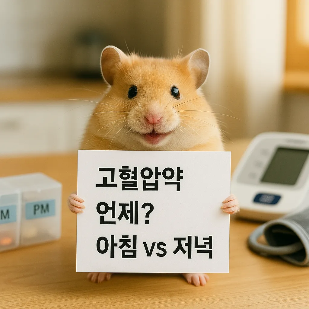 고혈압 약, 아침과 저녁 언제 먹어야 혈압 조절에 더 좋을까