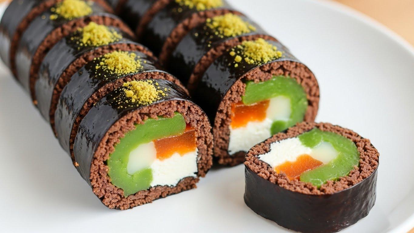 두바이쫀득쿠키 김밥