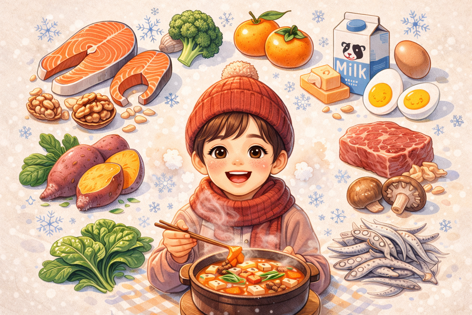 겨울 제철 음식으로 키&middot;면역력&middot;집중력까지 챙기는 집밥 레시피