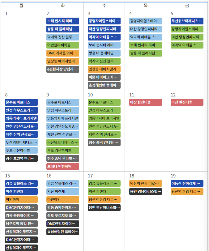 무순위 청약 확인하기