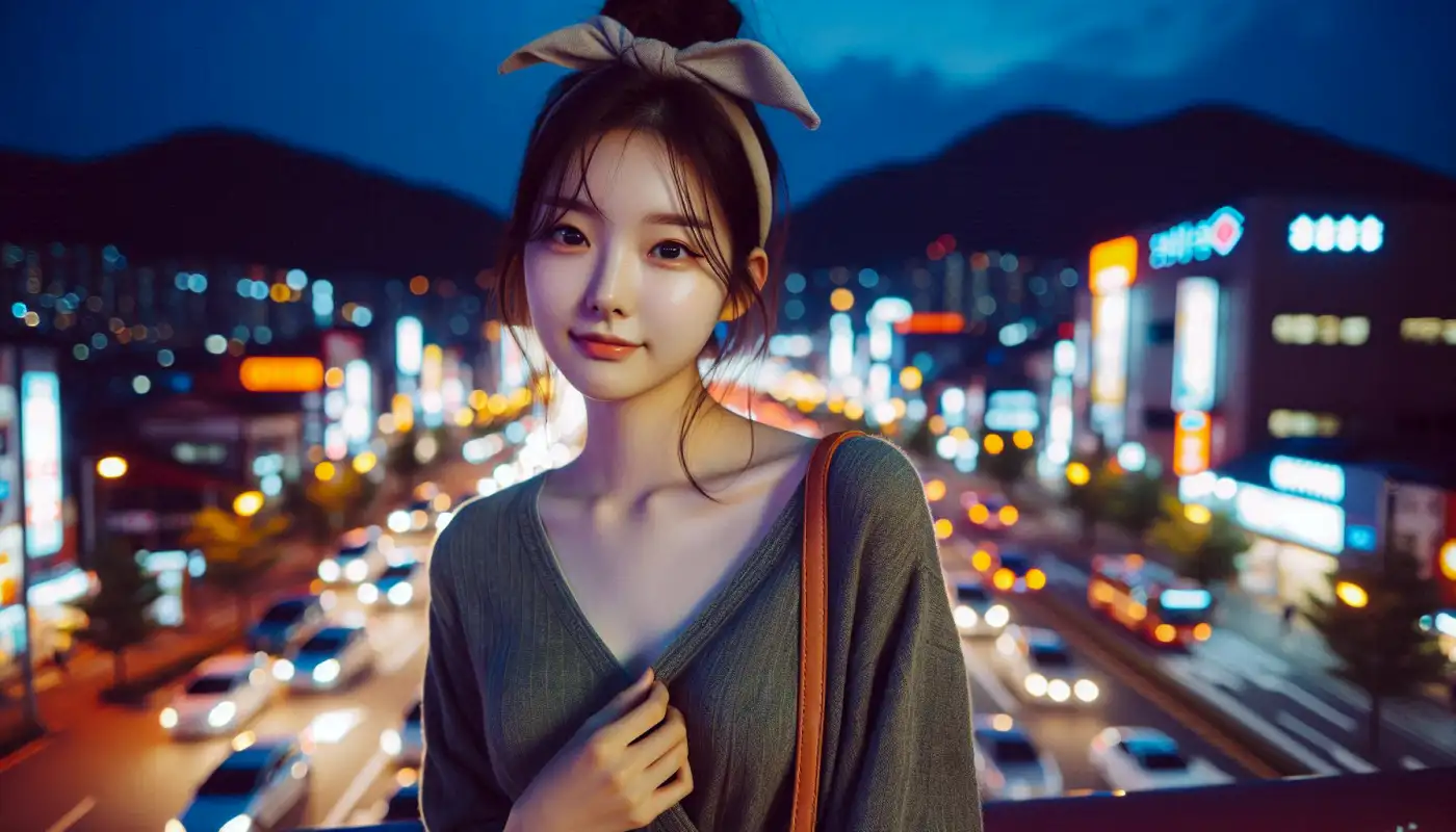 카카오뱅크-모임통장-만들기-방법을-알아보는-여성의-모습