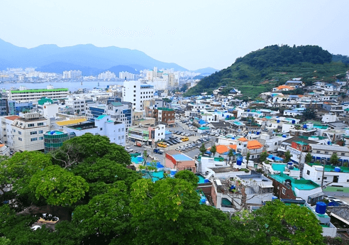 서피랑마을전경