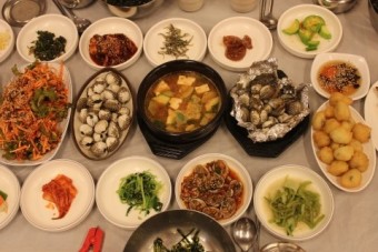한국 음식들