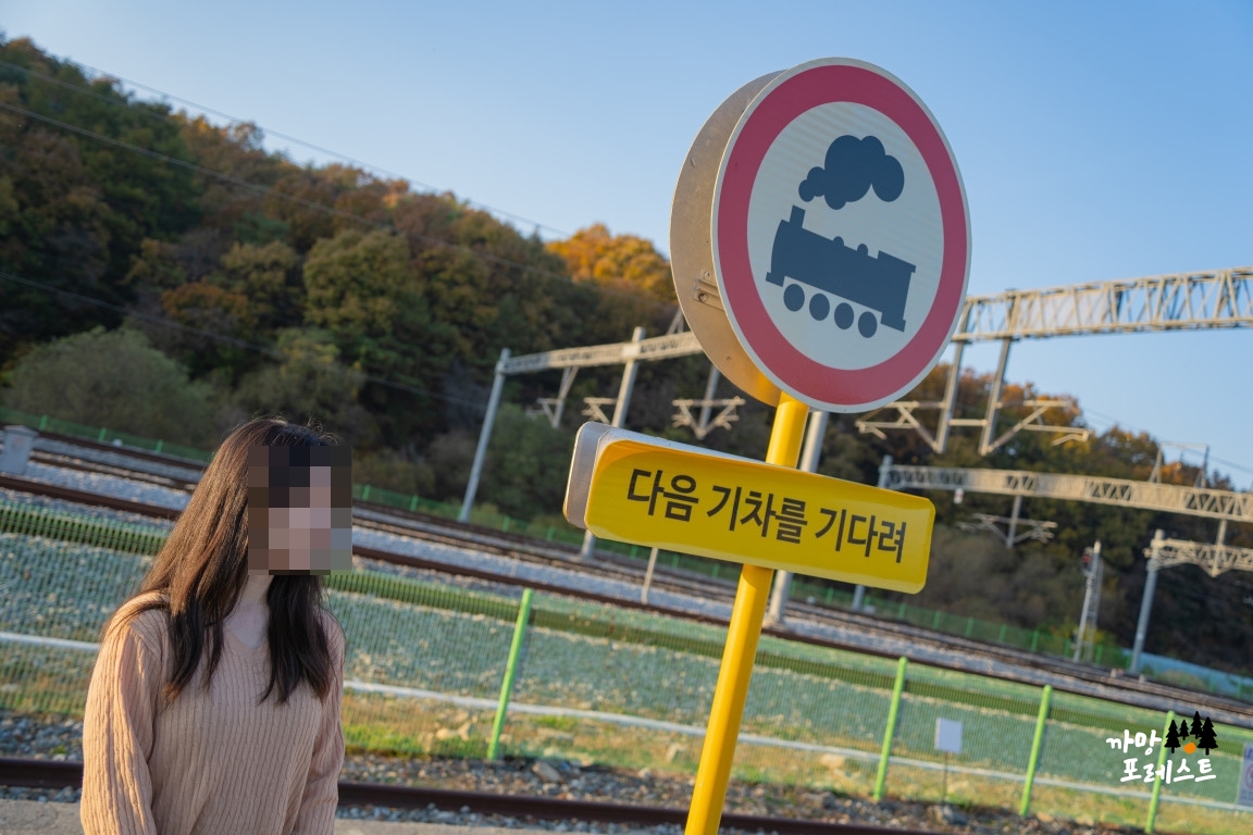춘천 김유정역 폐역 안내판