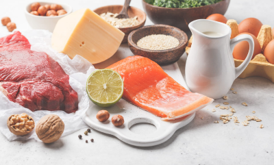 단백질이 풍부한 재료