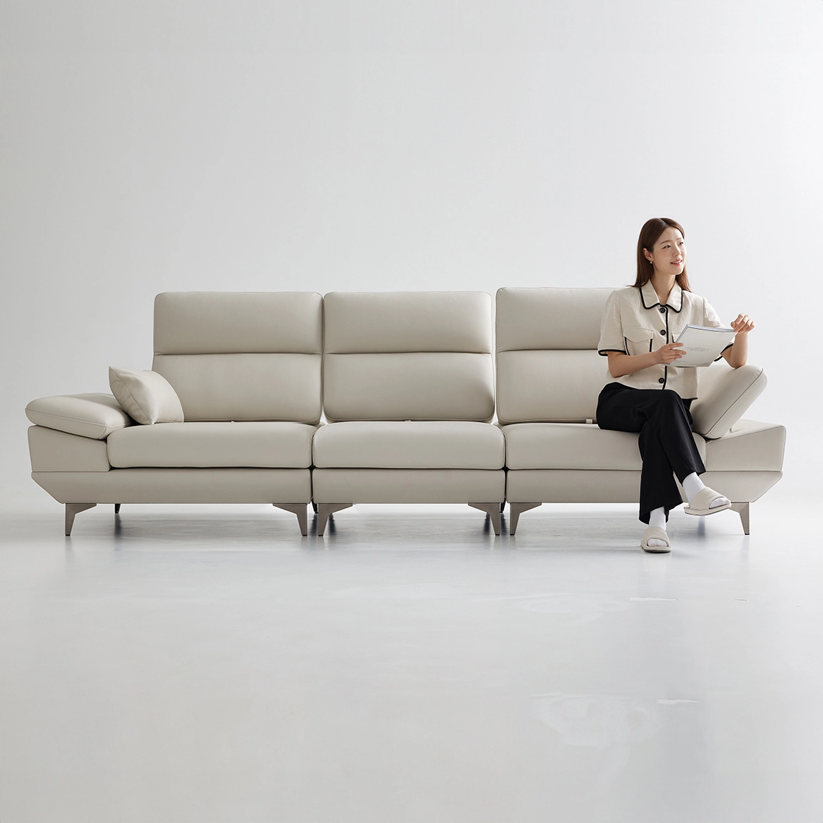 천연 통가죽의 품격! UND NA10 4인용 스윙 소파 리뷰 및 구매 혜택 총정리