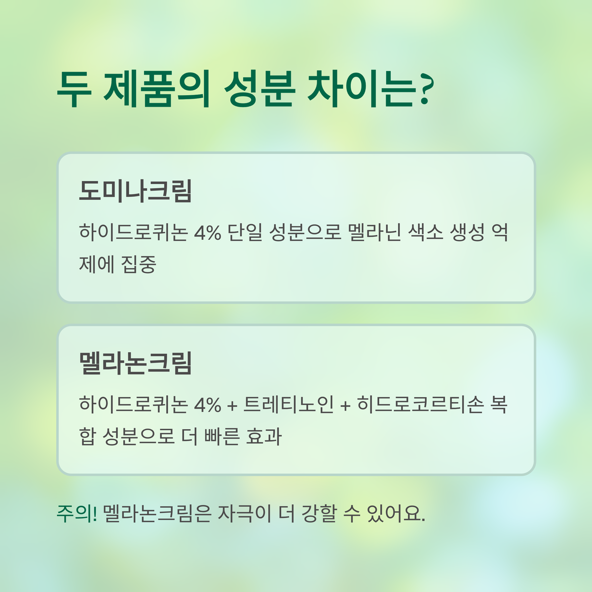 성분부터 비교