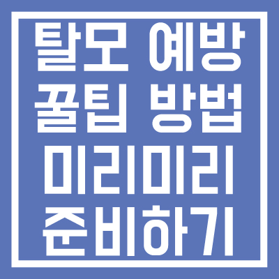 탈모-예방-꿀팁-방법-미리미리-준비하기-썸네일