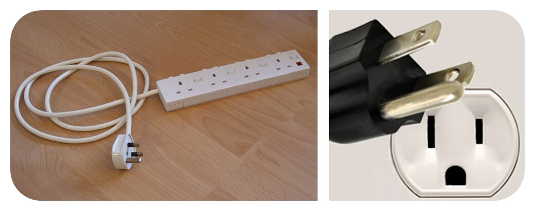 캐나다-사용-120v-전압-콘센트-모양-사진