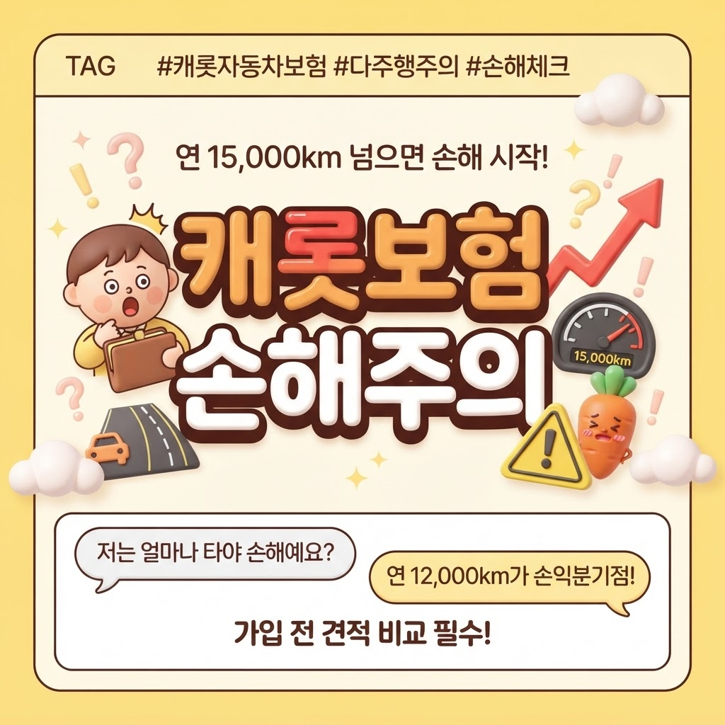 캐롯자동차보험 손해보는 경우 썸네일