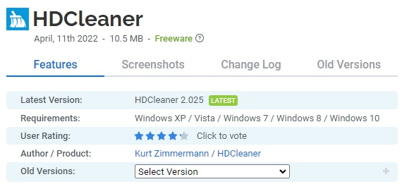 HDCleaner