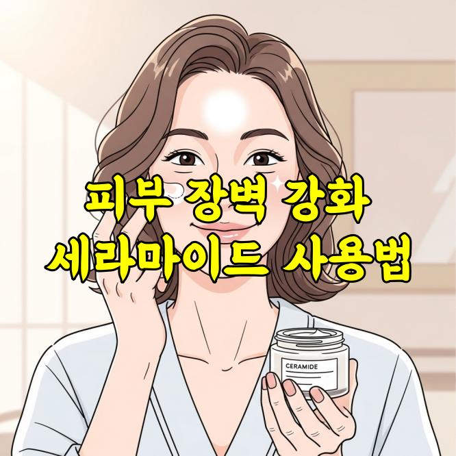 피부 장벽 강화하는 세라마이드 사용법 5가지와 고르는 법 가이드