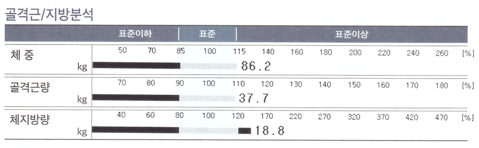 골격근 지방분석표