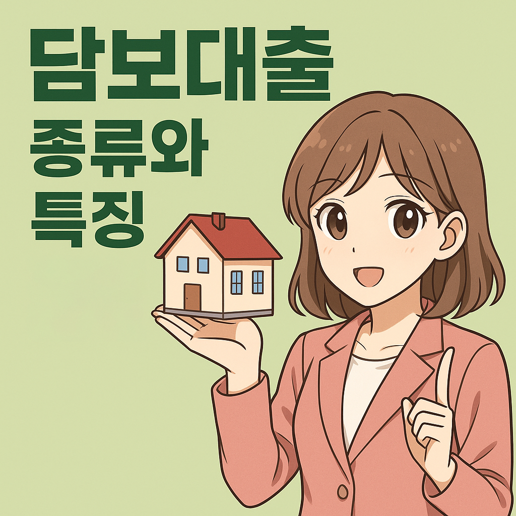 담보대출 종류와 특징 총정리