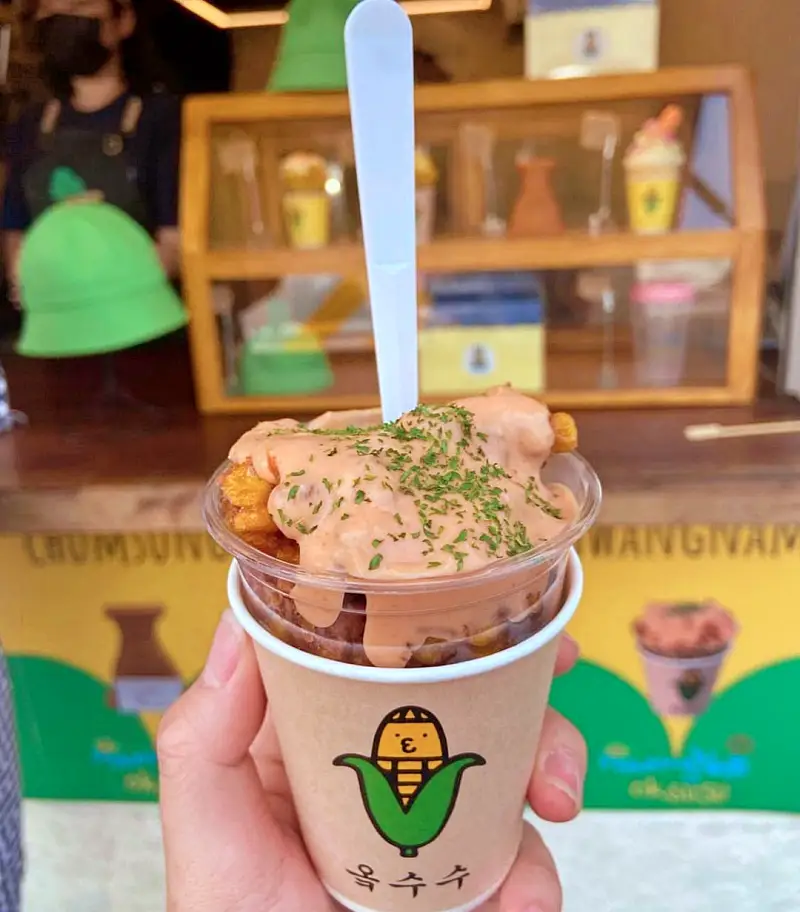 전참시 전지적참견시점 육성재 매니저 튀긴 옥수수, 마요옥수수 경주 황리단길 길거리 간식 맛집 소개