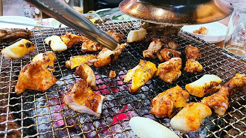 닭고집-숯불-닭갈비-양념-맛