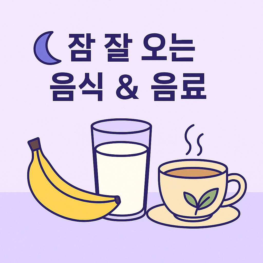 잠 잘 오는 음식 & 음료 – 불면 해소에 좋은 건강 레시피
