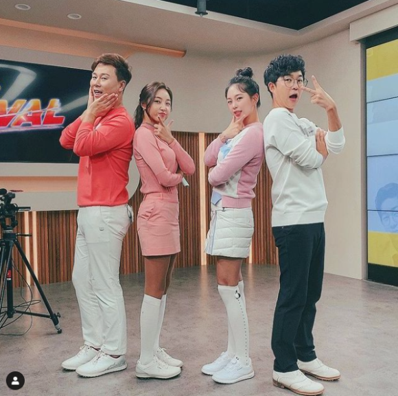 모델로 오해받는 골프여신 '이지혜' 프로