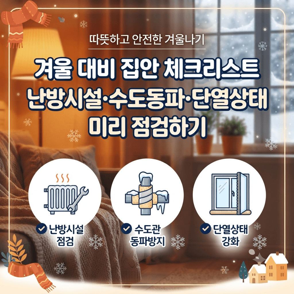 겨울 대비 집안 체크리스트