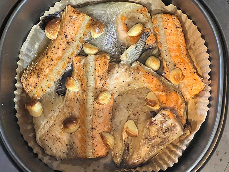 연어 대가리 머리 에어프라이 에어프라이기 구이 초간단 레시피